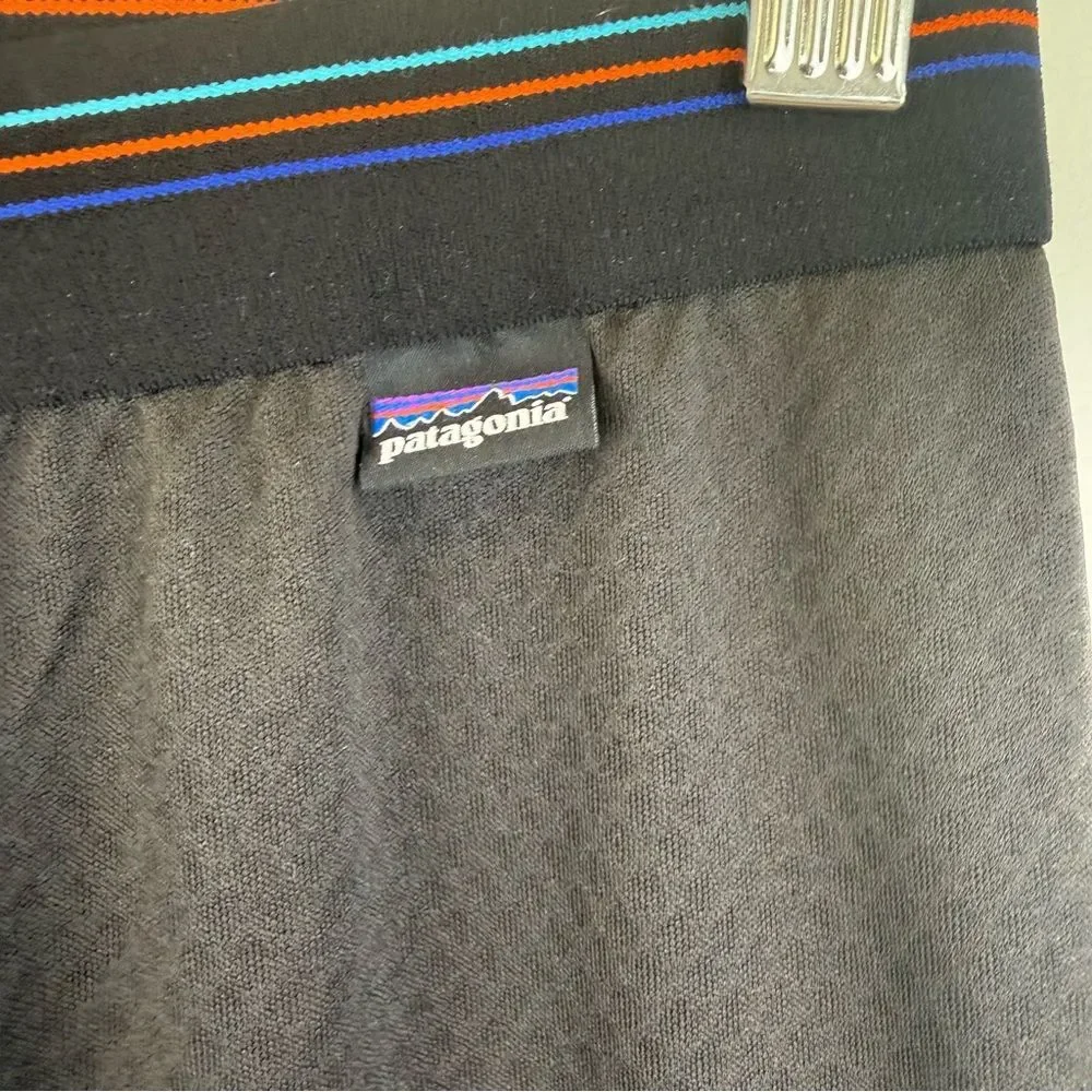 PATAGONIA Capilene Midweight Baselayer Bottoms #44487 BLACK Men's Size Small